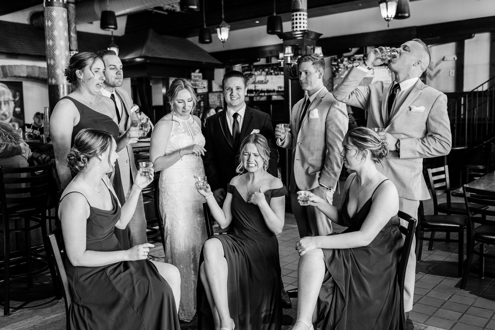 wedding in a bar photos